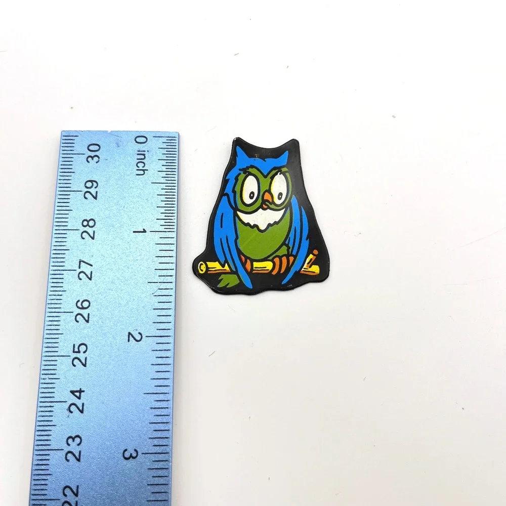 Cartoon Owl Sitting on‎ Branch MCM Retro Magnet